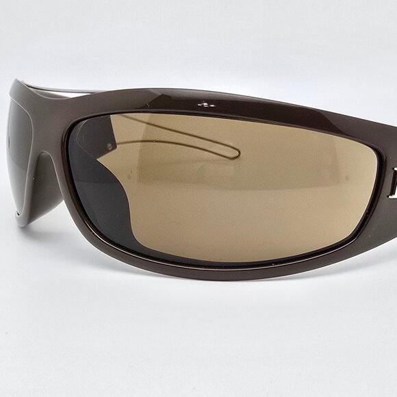 Christian Dior Colourfull Brown Frame Brown Lens Y2K 2000 Sunglasses Italy 86mm - Picture 1 of 12